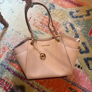 Michael Kors Cream Tote Elegant Structured Design